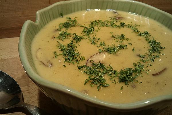 Grape Mushroom and Potato Soup