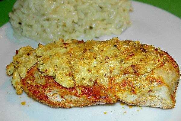 Gratinated Turkey Fillet with Cream Cheese