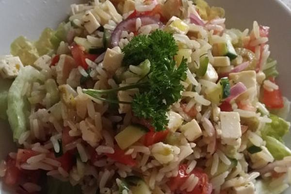 Greek Style Rice Salad