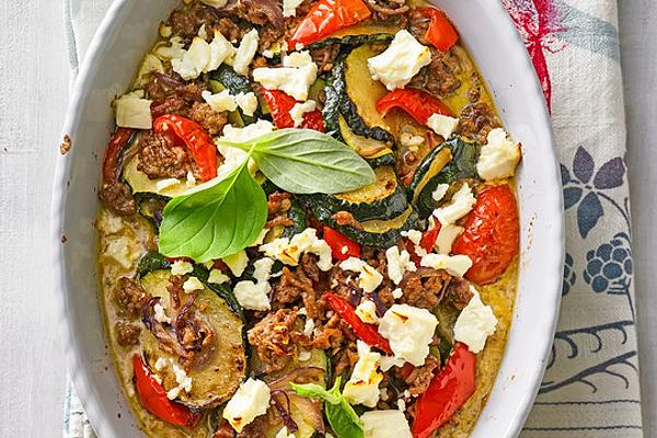 Greek Zucchini Casserole with Feta