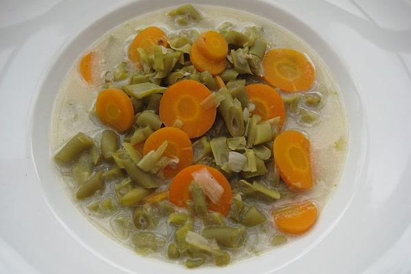 Green Bean and Carrot Soup
