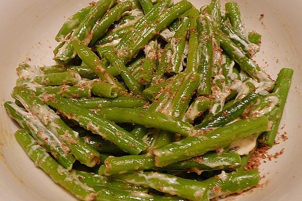 Green Bean Salad with Mayonnaise and Toasted Sesame Seeds