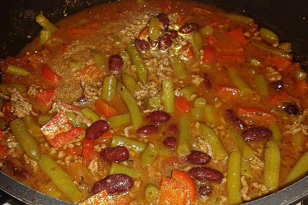 Green Bean Stew Meets Chili Con Carne