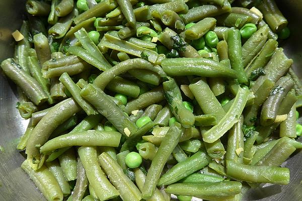 Green Beans and Peas with Ginger