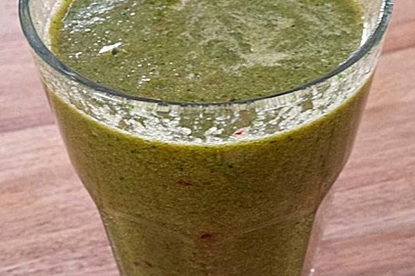 Green Fitness Breakfast Smoothie