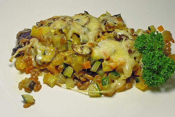 Green Spelled and Vegetable Casserole