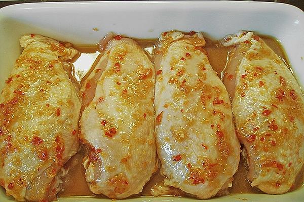 Grilled Chicken Breast with Coriander Sauce