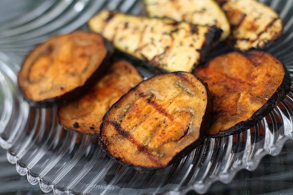 Grilled Eggplant with Marinade