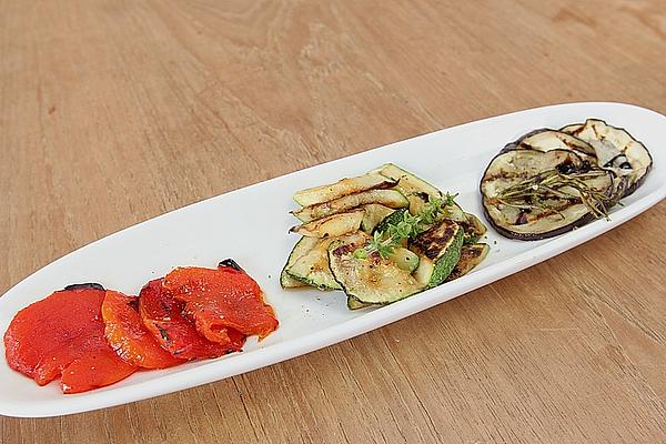 Grilled Eggplant with Rosemary and Sage
