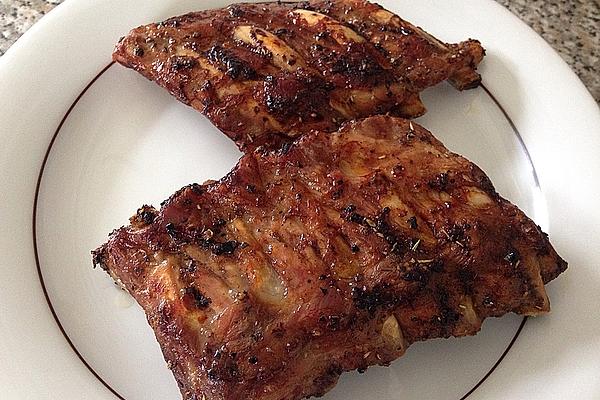 Grilled Peel Ribs (spare Ribs)