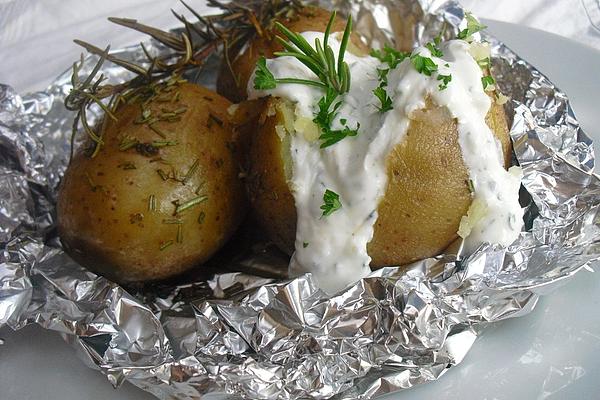 Grilled Potatoes with Rosemary