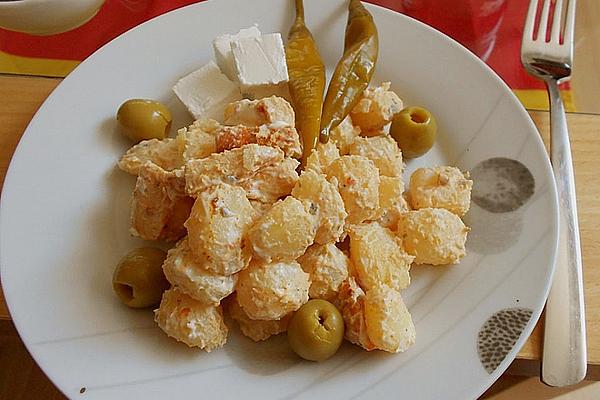 Gyros Potato Salad with Tzatziki