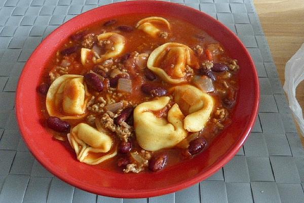 Hack Bean Soup with Cheese Tortellini