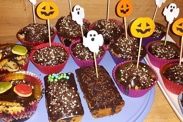 Halloween Chocolate Muffins