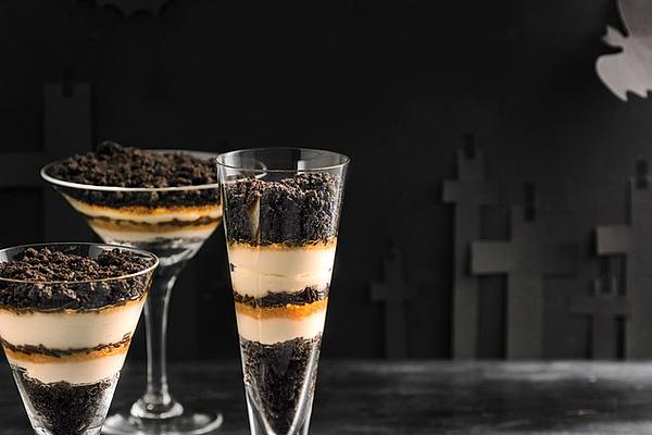 Halloween Oreo Parfaits