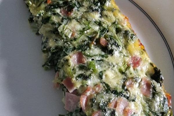 Ham and Spinach Omelette