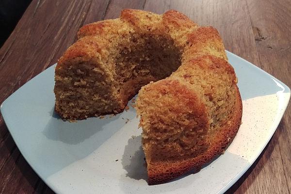 Hazelnut Applesauce Bundt Cake