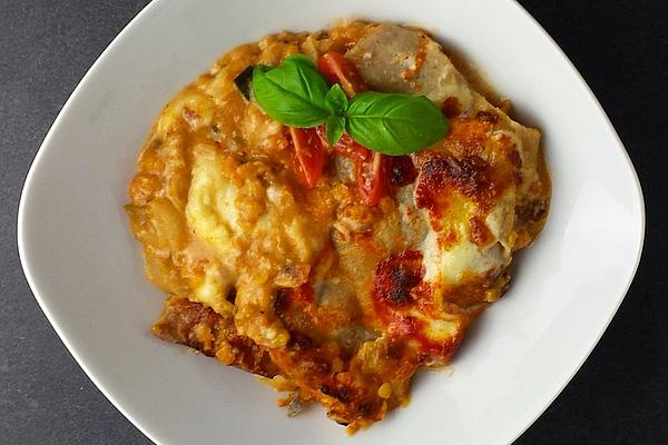 Healthy Lasagna with Vegan Bechamel Sauce
