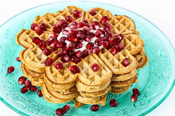 Healthy Waffles with Spelled Flour