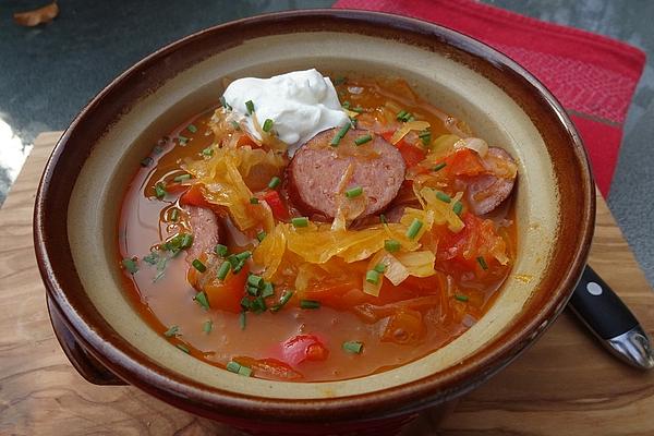 Hearty Sauerkraut Soup