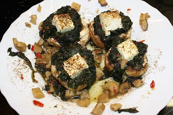 Hearty Stuffed Mushrooms