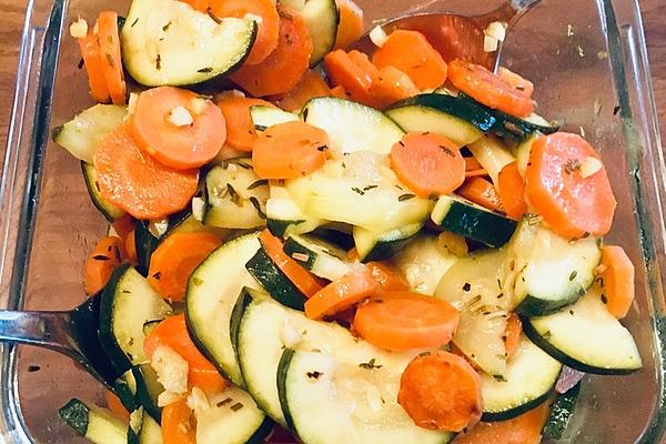 Hearty, Sweet Zucchini and Carrot Salad