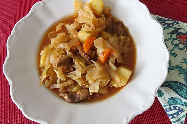 Hearty White Cabbage Stew