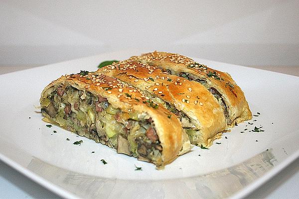 Hearty Zucchini Strudel