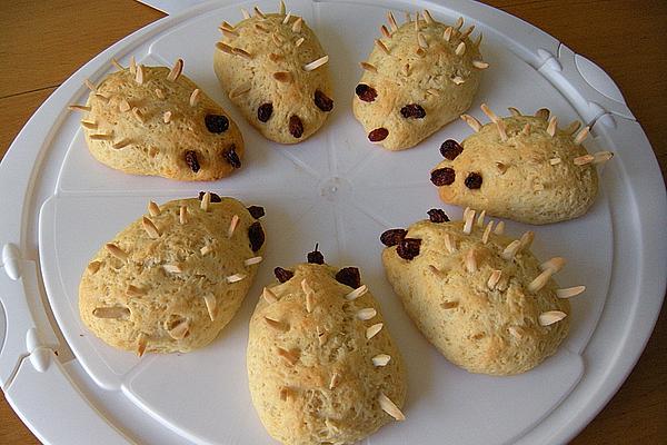 Hedgehog Made from Curd – Oil – Dough