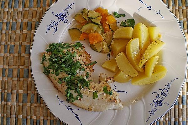 Herbal Fish with Lemon Potatoes