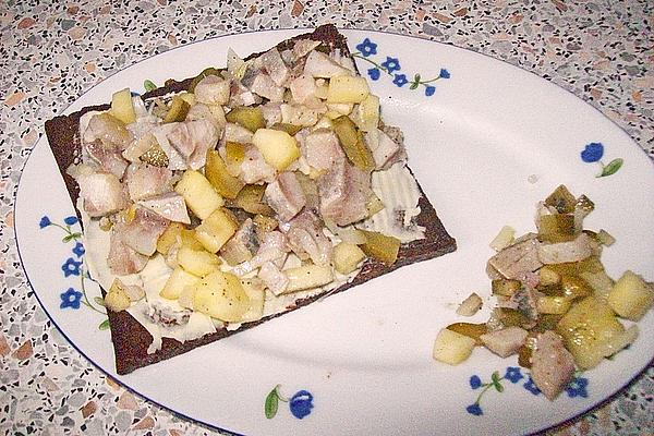 Herring Salad with Pumpernickel