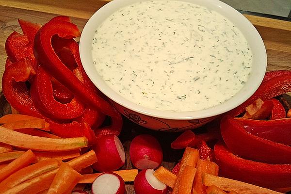 Honey Mustard Dip with Dill