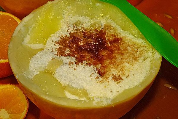 Honeydew Melon in Coconut Soup