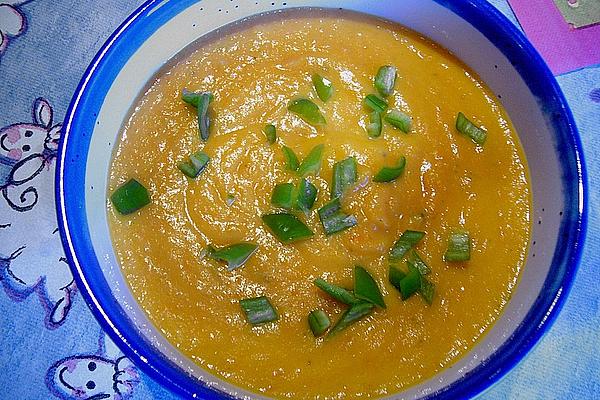 Hot Apricot and Carrot Soup