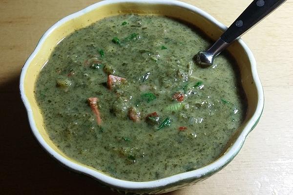 Hot – Aromatic Spinach – Pineapple Soup