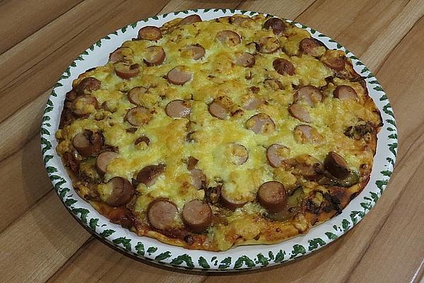 Hot Dog Pizza – Cheesy