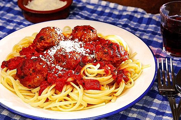 Hot Meatballs with Spaghetti