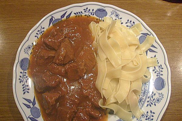 Hungarian Goulash Great-grandmother`s Style
