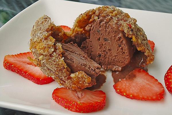 Ice Cream and Hot, Completely Different, Deep-fried Chocolate Ice Cream