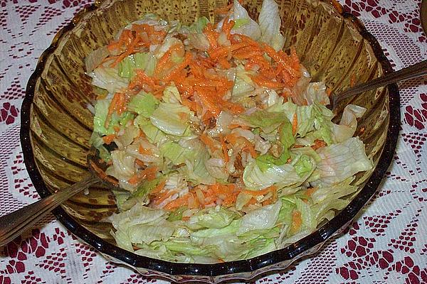 Iceberg Lettuce with Dressing