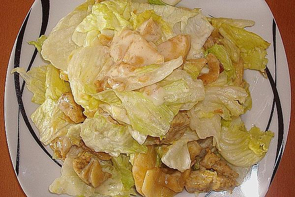 Iceberg Lettuce with Fruity Chicken Breast