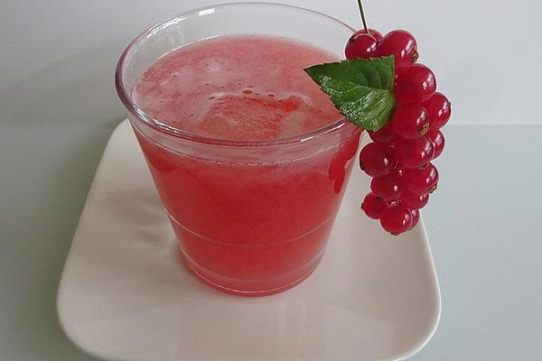 Iced Tea with Red Currants