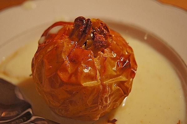 Illes Delicious Baked Apple with Vanilla Sauce Without Sugar