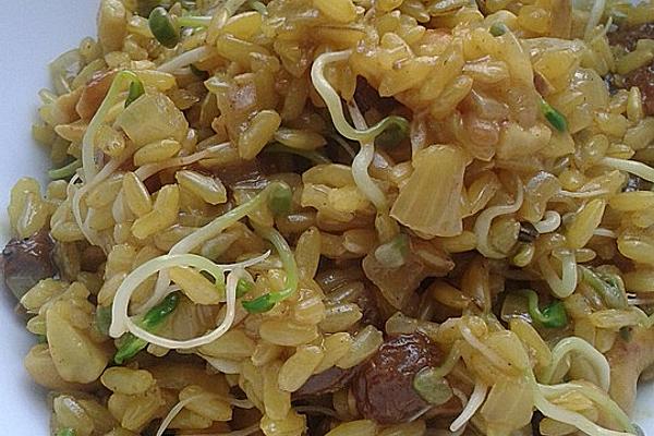 Indian Rice with Fenugreek Sprouts