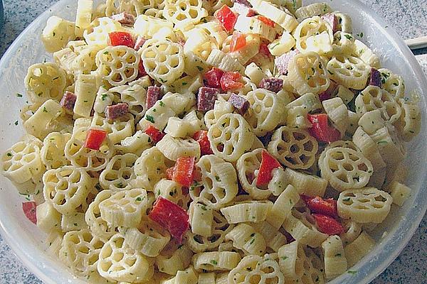 Insalata Di Pasta Con Asiago E Salame