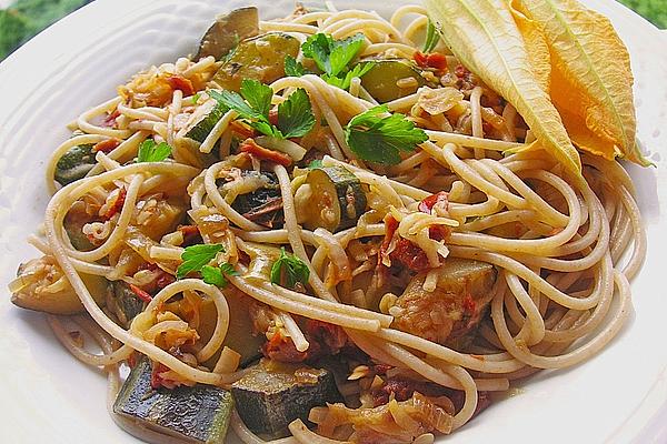 Italialadys Spaghetti Con Zucchini E Lime