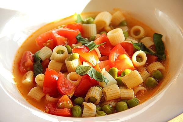 Italian Noodle and Pea Soup – Minestra Di Pasta E Piselli
