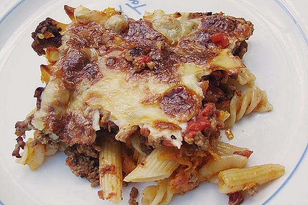 Italian Style Minced Meat with Pasta