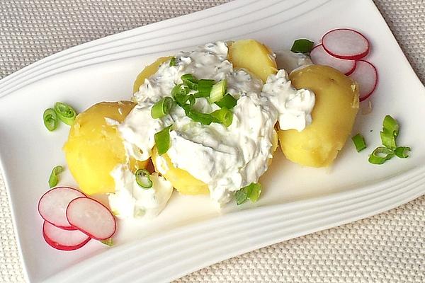 Jacket Potatoes with Cottage Cheese