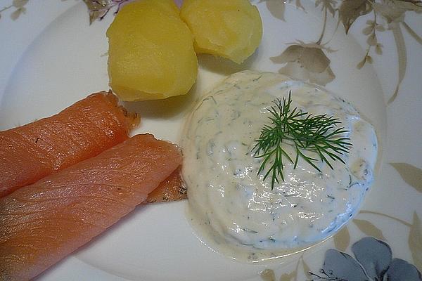 Jacket Potatoes with Wild Salmon and Dill Quark